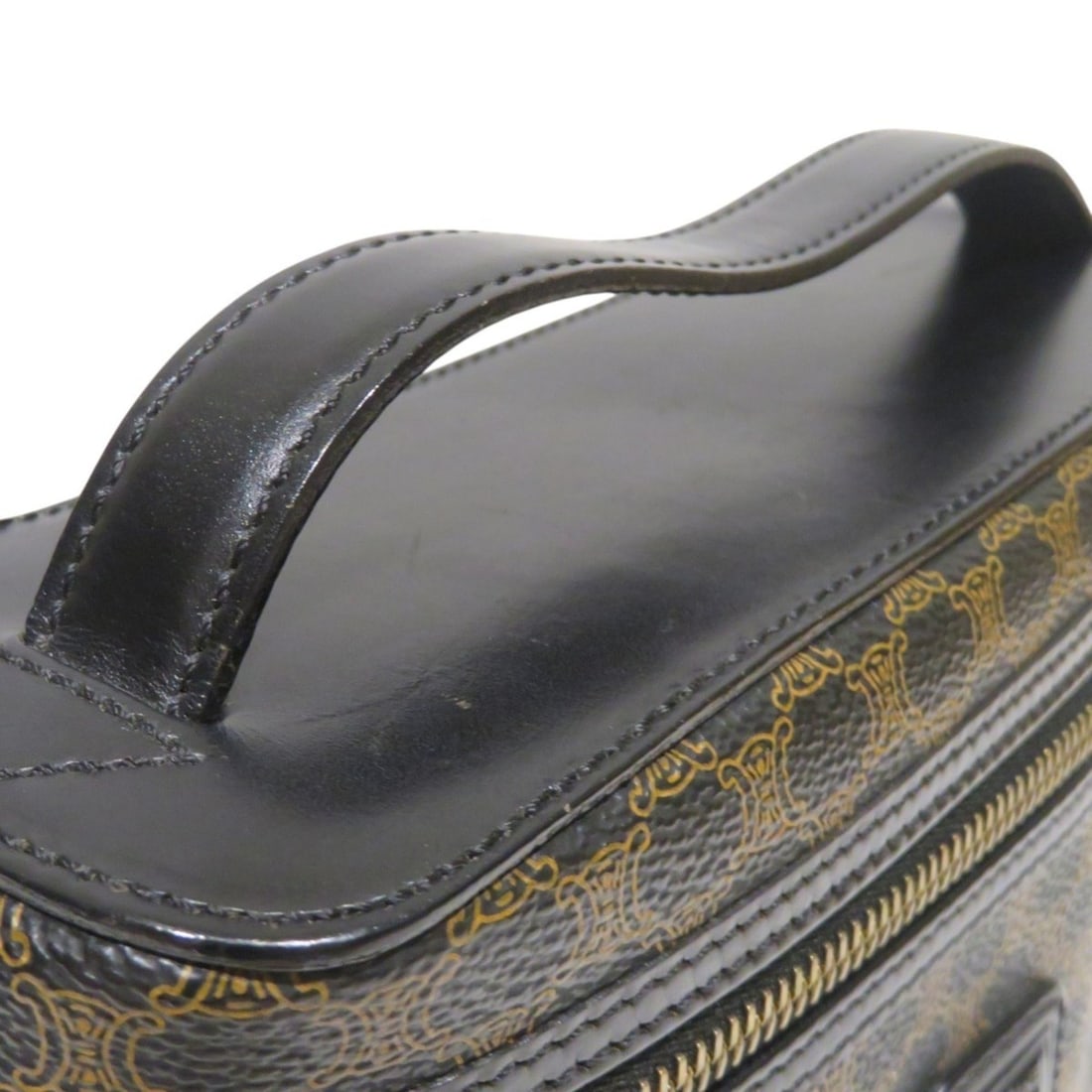 Celine Macadam pattern vanity bag, leather - 8