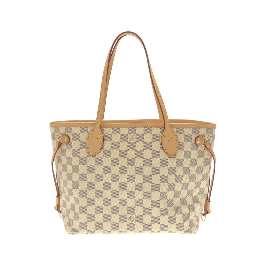 Louis Vuitton Damier Azur Neverfull PM N40605 Handbag: --- Catalog ---Category: SizeSize (HxWxD): 23cm x 29cm x 13cm / 9.05'' x 11.41'' x 5.11''Category: DesignType: Handbag, PouchColor: AzurGender: Men,WomenMaterial: Coated canvas Hardware Color: