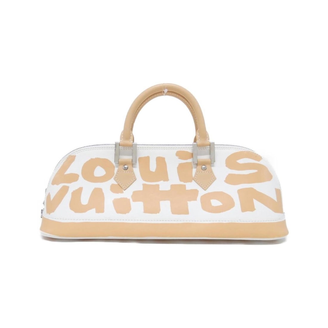 Louis Vuitton Graffiti Alma Horizontal M92176 Handbag: --- Catalog ---Category: SizeSize (HxWxD): 15cm x 39cm x 13cm / 5.9'' x 15.35'' x 5.11''Category: DesignType: HandbagColor: BeigeGender: WomenMaterial: Leather Leather/Fur Type: Calf leather, Coated