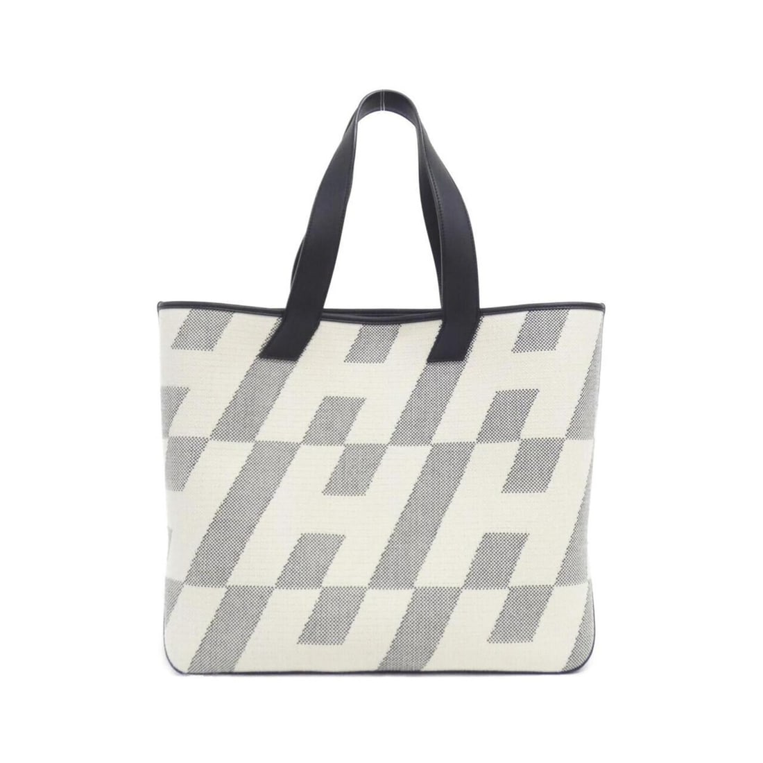 Hermes H en Billet 40cm 082831CA Handbag: --- Catalog ---Category: SizeSize (HxWxD): 31cm x 42cm x 13cm / 12.2'' x 16.53'' x 5.11''Category: DesignType: HandbagColor: Black, EcruGender: Men,WomenMaterial: Toile H , Swift leather Category: