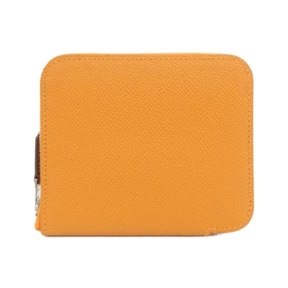 Hermes MORS & CO Silk In Compact 084537CK Wallet: --- Catalog ---Category: SizeSize (HxWxD): 9cm x 11cm x 1.5cm / 3.54'' x 4.33'' x 0.59''Category: DesignType: Card walletColor: OrangeGender: WomenMaterial: Epsom leather , Silk Category: GeneralMPN: