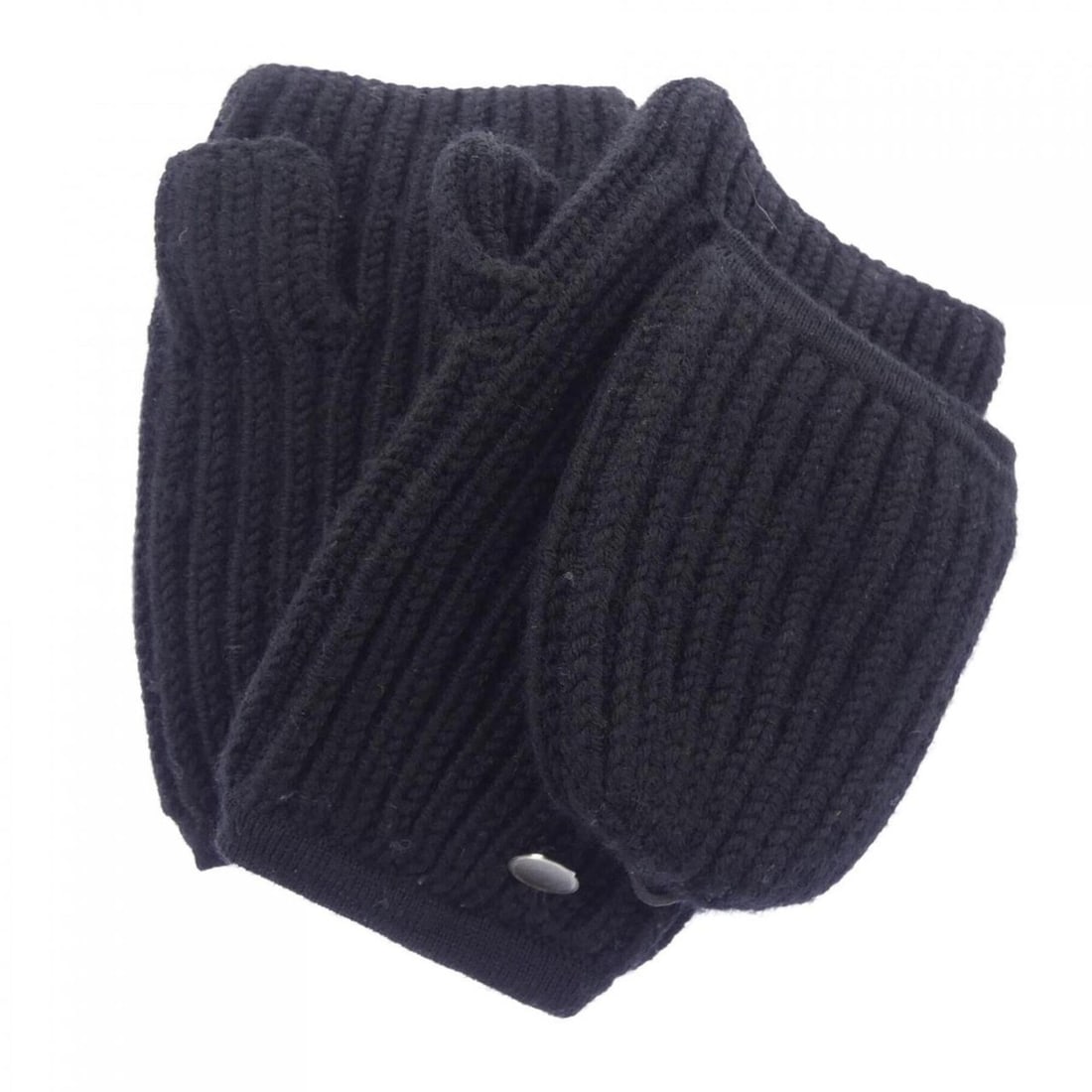 Hermes HERMES H252025G Gloves: --- Catalog ---Category: SizeSize: MHand Width: 16cm / 6.29''Total Length: 26cm / 10.23''Category: DesignType: MittensColor: BlackGender: MenMaterial: Wool Category: GeneralMPN: H252025GBrand: HermesC