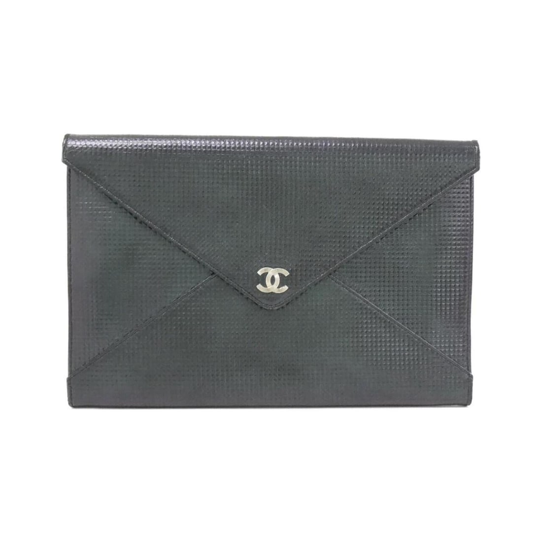 Chanel handbag: --- Catalog ---Category: SizeSize (HxWxD): 22cm x 33cm x 2cm / 8.66'' x 12.99'' x 0.78''Category: DesignType: HandbagColor: BlackGender: WomenMaterial: Leather Hardware Color: SilverLeather/Fur Type: 