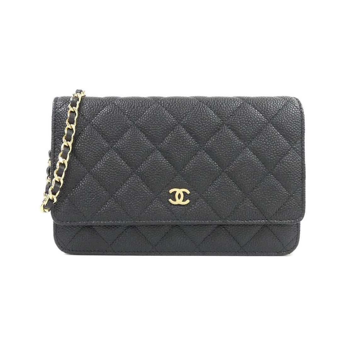 Chanel Timeless Classic Line 33814 Wallet Chain: --- Catalog ---Category: SizeSize (HxWxD): 12cm x 19cm x 4cm / 4.72'' x 7.48'' x 1.57''Category: DesignType: Chain/Shoulder walletColor: Black, BordeauxGender: WomenMaterial: Grained Calfskin Category