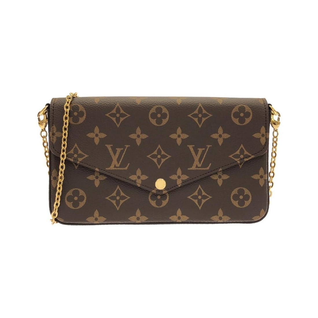 Louis Vuitton Monogram Pochette Felicie M81896 Shoulder Bag: --- Catalog ---Category: SizeSize (HxWxD): 12.5cm x 21cm x 3cm / 4.92'' x 8.26'' x 1.18''Category: DesignType: Shoulder bagColor: MarronGender: Women,MenMaterial: Coated canvas Category: GeneralBrand: