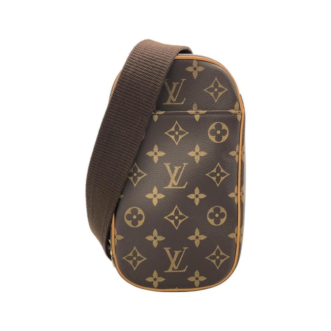 Louis Vuitton Monogram Pochette Gange M51870 Shoulder Bag: --- Catalog ---Category: SizeSize (HxWxD): 22.5cm x 12cm x 5cm / 8.85'' x 4.72'' x 1.96''Category: DesignType: Shoulder bagColor: MarronGender: Men,WomenMaterial: Coated canvas Category: GeneralBrand: