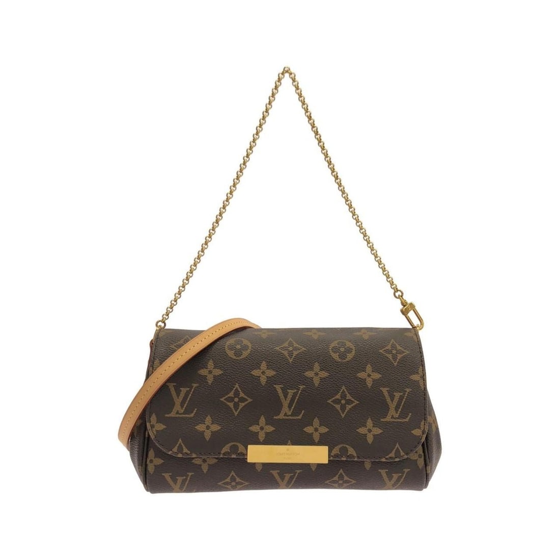 Louis Vuitton Monogram Favorite PM M40717 Shoulder Bag: --- Catalog ---Category: SizeSize (HxWxD): 14cm x 24cm x 2.5cm / 5.51'' x 9.44'' x 0.98''Category: DesignType: Shoulder bagColor: MarronGender: Men,WomenMaterial: Coated canvas Category: GeneralBrand: