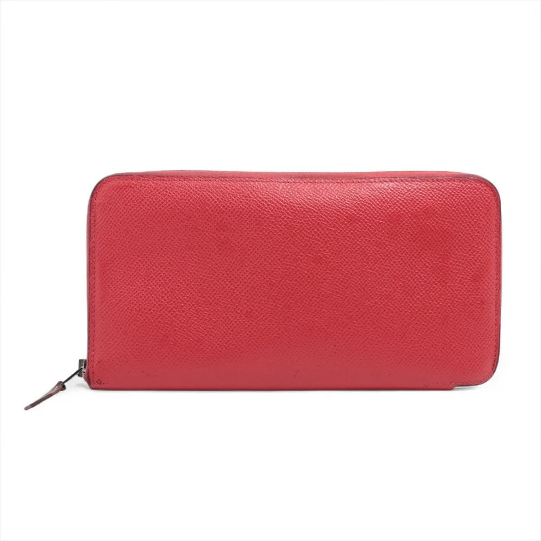 Hermes A stamp, manufactured in 2017, Azap Long Silk In, Veau Epsom leather long wallet, women's.: --- Catalog ---Category: SizeSize (HxWxD): 10cm x 20cm x 1.5cm / 3.93'' x 7.87'' x 0.59''Category: DesignType: Long wallet (bi-fold)Color: Rouge casaqueGender: Women,MenMaterial: Leather Category: Gen