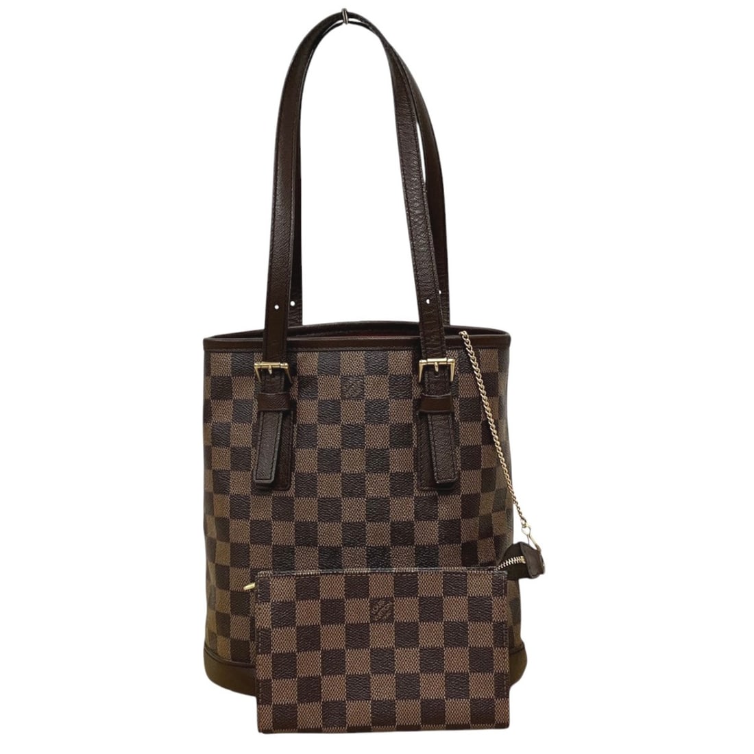 Louis Vuitton Mare Tote Bag, Damier Toile Leather, N42240: --- Catalog ---Category: SizeSize (HxWxD): 25cm x 23.5cm x 16cm / 9.84'' x 9.25'' x 6.29''Strap Length: 45cm - 55cm / 17.71'' - 21.65''Category: DesignType: Tote bagColor: BrownGender: WomenCategory: 