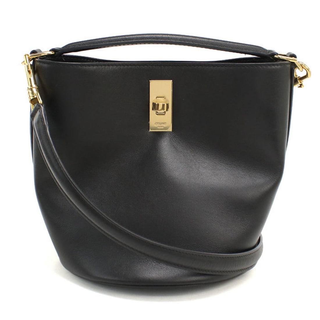 CELINE Celine handbag 197573CR4.38NO Teen Bucket 2WAY 16 Seize Women's Black: --- Catalog ---Category: SizeSize (HxWxD): 18.5cm x 16.5cm x 16.5cm / 7.28'' x 6.49'' x 6.49''Category: DesignType: HandbagColor: BlackGender: WomenMaterial: Leather Hardware Color: GoldLeather/Fur Ty