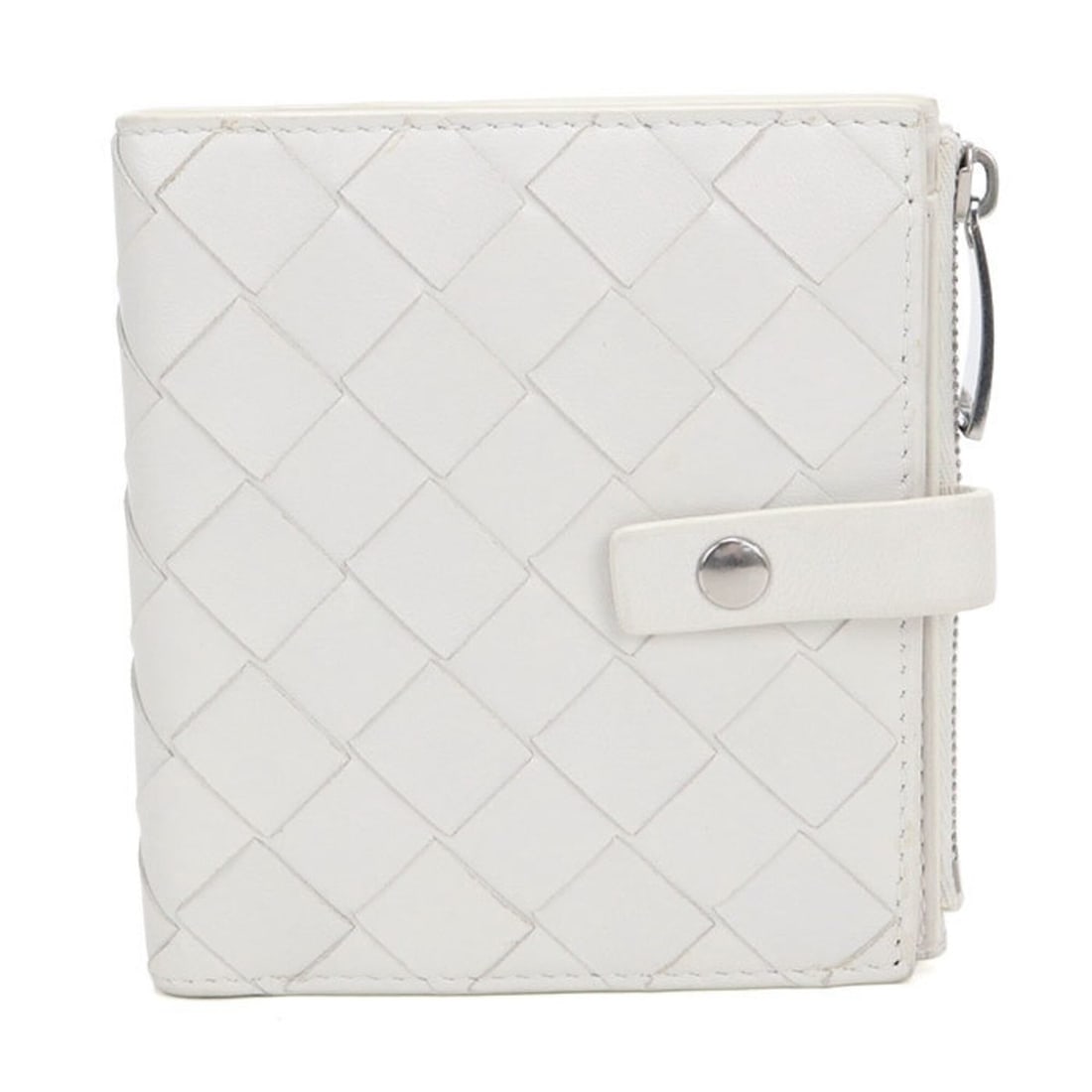 BOTTEGA VENETA Bottega Veneta Bi-fold Wallet Intrecciato Women's White: --- Catalog ---Category: SizeSize (HxWxD): 11cm x 10cm x 1.5cm / 4.33'' x 3.93'' x 0.59''Category: DesignType: Wallet (bi-fold)Color: WhiteGender: WomenMaterial: Leather Category: GeneralBrand: Botteg