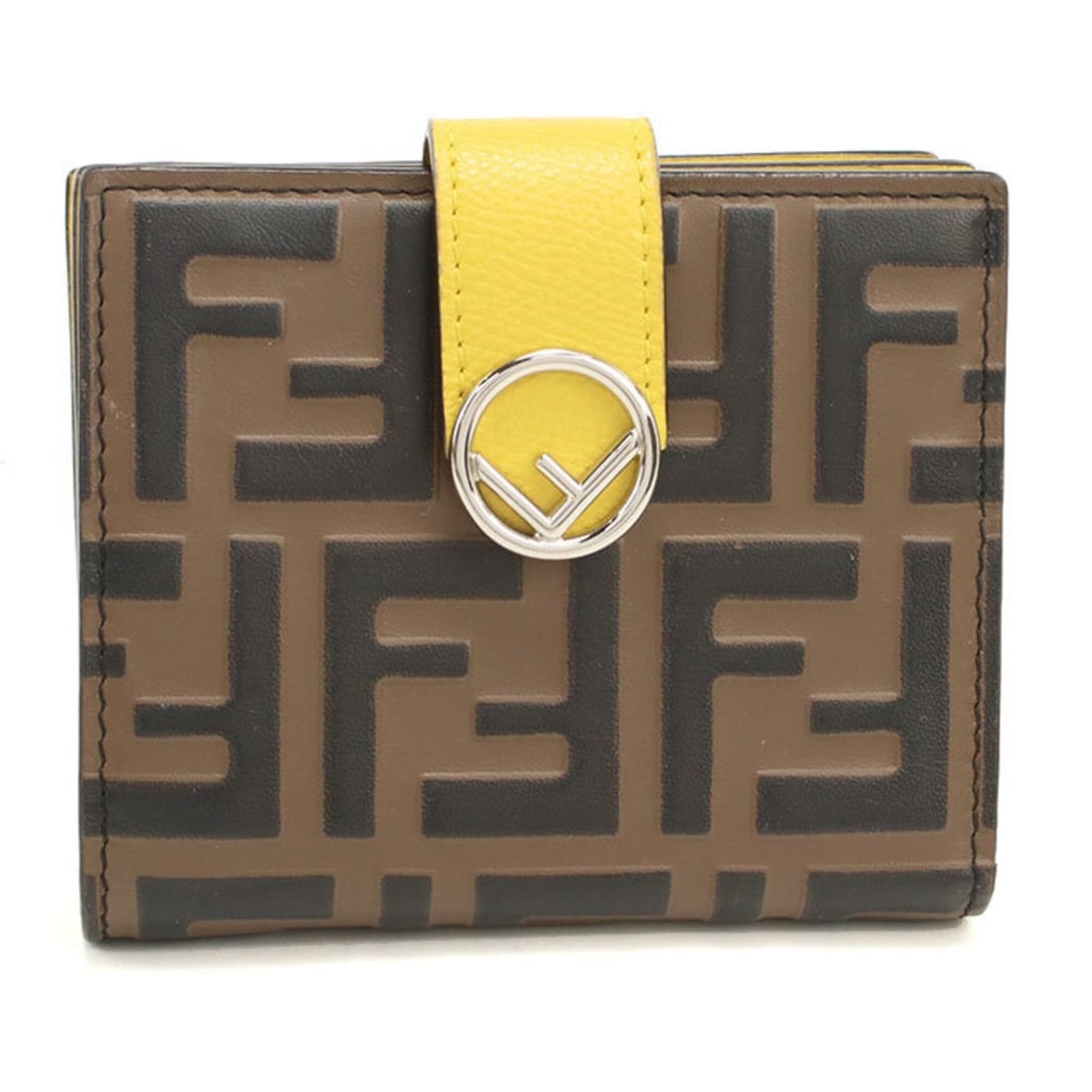 FENDI Bi-fold Wallet 8M0386 F is Fendi Women's Brown: --- Catalog ---Category: SizeSize (HxWxD): 9.5cm x 11cm x 2.5cm / 3.74'' x 4.33'' x 0.98''Category: DesignType: Wallet (bi-fold)Color: BrownGender: WomenMaterial: Leather Leather/Fur Type: CalfskinCat