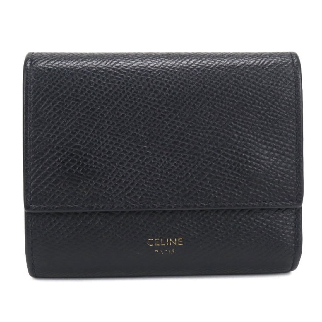 CELINE Celine Tri-fold Wallet 10B573 Trifold Women's Black: --- Catalog ---Category: SizeSize (HxWxD): 9cm x 10.5cm x 2.5cm / 3.54'' x 4.13'' x 0.98''Category: DesignType: Wallet (tri-fold)Color: BlackGender: WomenMaterial: Leather Leather/Fur Type: CalfskinCa