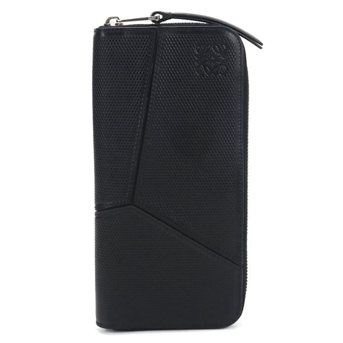 LOEWE (Loewe) Long Wallet, Round Zip-Around Puzzle Design, Men's, Black: --- Catalog ---Category: SizeSize (HxWxD): 20cm x 10cm x 2cm / 7.87'' x 3.93'' x 0.78''Category: DesignType: Long wallet (bi-fold)Color: BlackGender: MenMaterial: Leather Leather/Fur Type: CalfskinCat