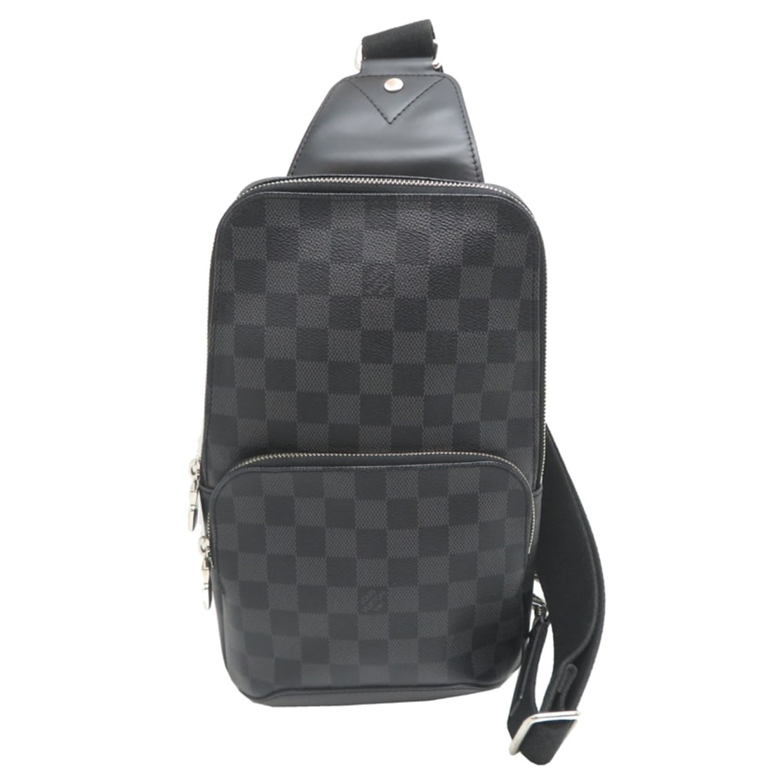 Louis Vuitton Avenue Sling Men's Body Bag N41719 Damier Graphite Black: --- Catalog ---Category: SizeSize (HxWxD): 31cm x 19cm x 8cm / 12.2'' x 7.48'' x 3.14''Category: DesignType: Sling bagColor: BlackGender: MenMaterial: Damier Graphite Category: GeneralMPN: N41719Brand