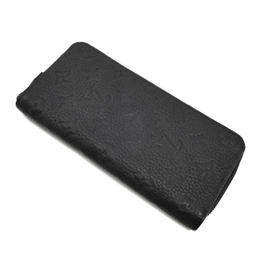 LOUIS VUITTON Louis Vuitton Zippy Wallet Vertical Long Wallet, Round Zipper, Monogram Taurillon, (1 of 14)