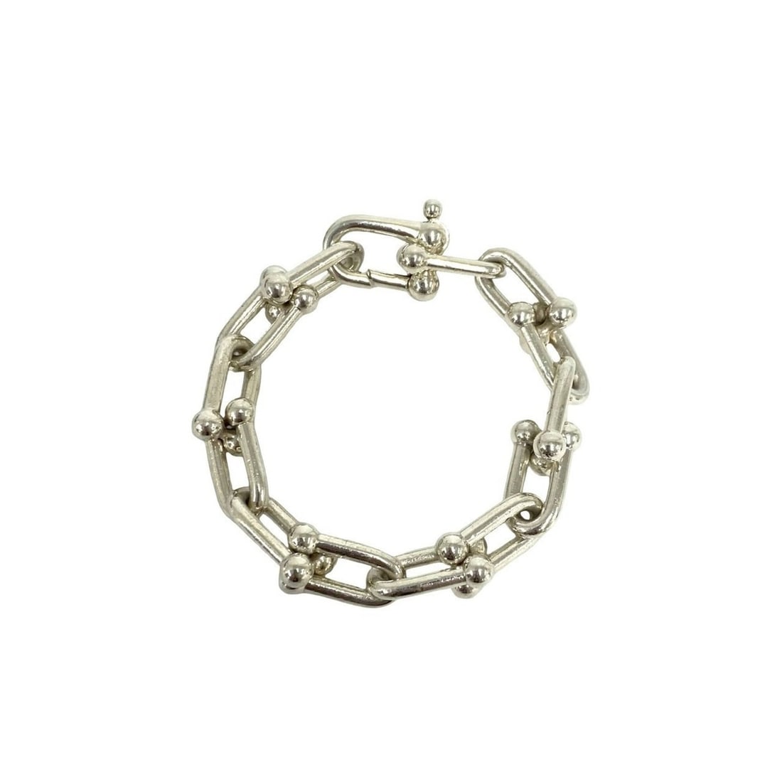 TIFFANY&Co. Tiffany HardWear Large Link Bracelet, Sterling Silver 925, Accessory, Silver, Item: --- Catalog ---Category: SizeLength: 19.5cm / 7.67''Category: DesignType: Charm braceletColor: SilverGender: WomenMaterial: Silver 925Category: GeneralBrand: Tiffany--- Item List ---Section: Condition