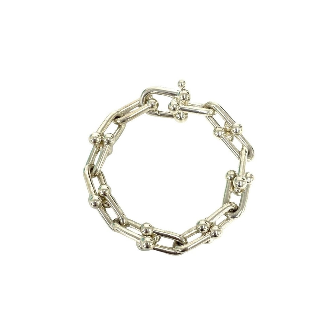 TIFFANY&Co. Tiffany HardWear Large Link Bracelet, Sterling Silver 925, Accessory, Silver, 45166: --- Catalog ---Category: SizeLength: 20cm / 7.87''Category: DesignType: Charm braceletColor: SilverGender: WomenMaterial: Silver 925Category: GeneralBrand: Tiffany--- Item List ---Section: ConditionRa