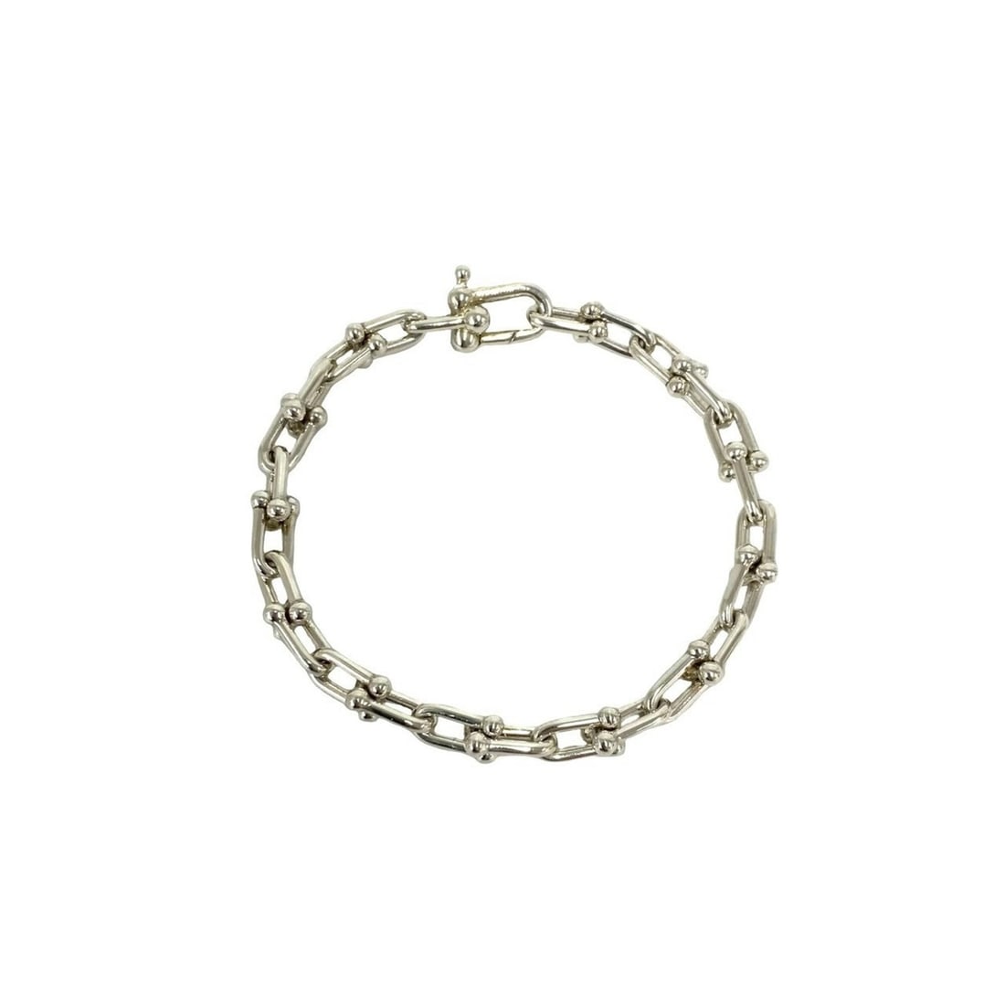 TIFFANY&Co. Tiffany HardWear Micro Bracelet, Sterling Silver 925, Accessory, 11256: --- Catalog ---Category: SizeLength: 19cm / 7.48''Category: DesignType: Charm braceletColor: SilverGender: WomenMaterial: Silver 925Category: GeneralBrand: Tiffany--- Item List ---Section: ConditionRa