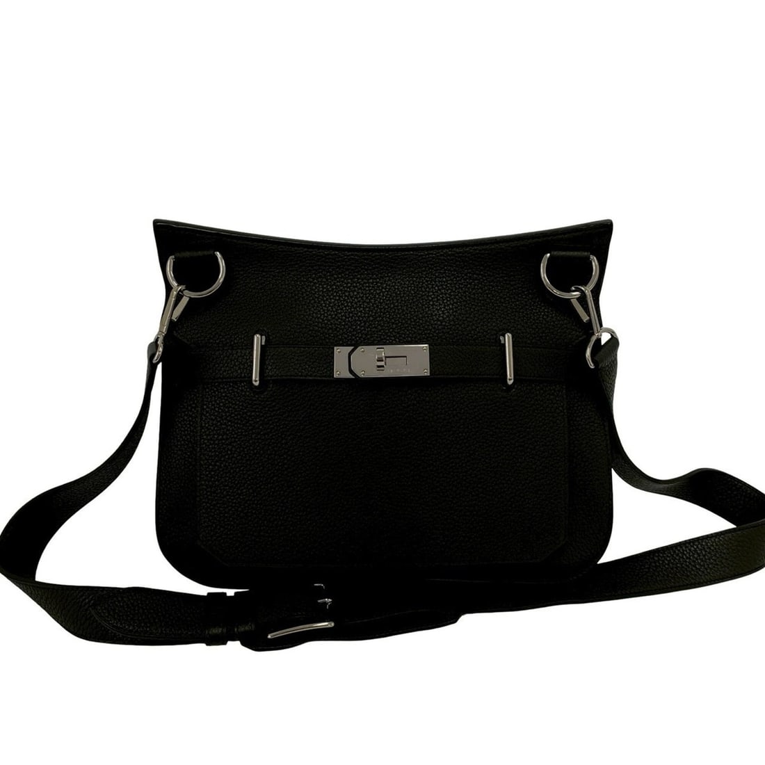 HERMES Jypsiere 31 Taurillon Clemence Leather Shoulder Bag Crossbody Black 85369: --- Catalog ---Category: SizeSize (HxWxD): 26cm x 31.5cm x 13.5cm / 10.23'' x 12.4'' x 5.31''Category: DesignType: Shoulder bagColor: BlackGender: WomenMaterial: Taurillon clemence leather Category: G