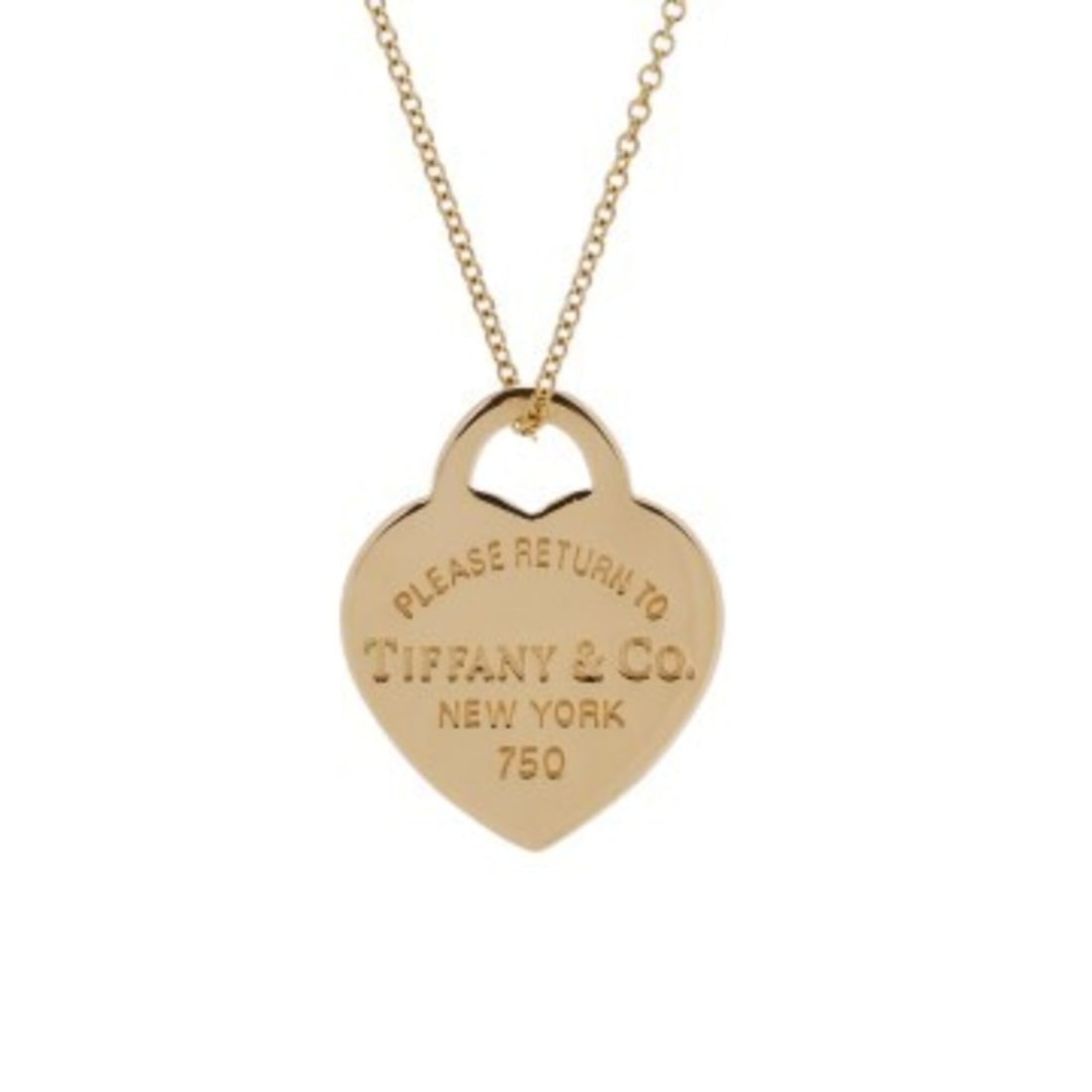 TIFFANY&Co. Tiffany Return to Heart Necklace, Women's, 18K Yellow Gold (YG), A-Rank, Used, Ginzo: --- Catalog ---Category: SizePendant Size: 19.5mm x 15mm / 0.76'' x 0.59''Neck Circumference: 42 cm / 16.53''Category: DesignGender: WomenMaterial: Yellow gold (18K)Necklace Type: NecklaceCategory: Ge