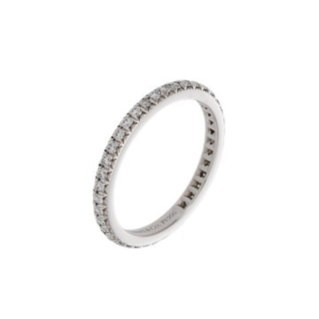 TIFFANY&Co. Tiffany Diamond Full Eternity Ring #48 Women's Pt950 Platinum - Grade A Used Ginzo: --- Catalog ---Category: SizeJP Size: 8US Size: 4.5Category: DesignType: Band ringStone: DiamondGender: WomenMaterial: Platinum 950Category: GeneralBrand: Tiffany--- Item List ---Section: ConditionRan