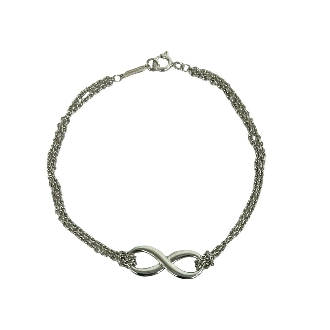 TIFFANY&Co. Tiffany Vintage Infinity Bracelet, Sterling Silver 925, Accessory, 61102: --- Catalog ---Category: SizeLength: 16.5cm / 6.49''Category: DesignType: Charm braceletColor: SilverGender: WomenMaterial: Silver 925Category: GeneralBrand: Tiffany--- Item List ---Section: Condition