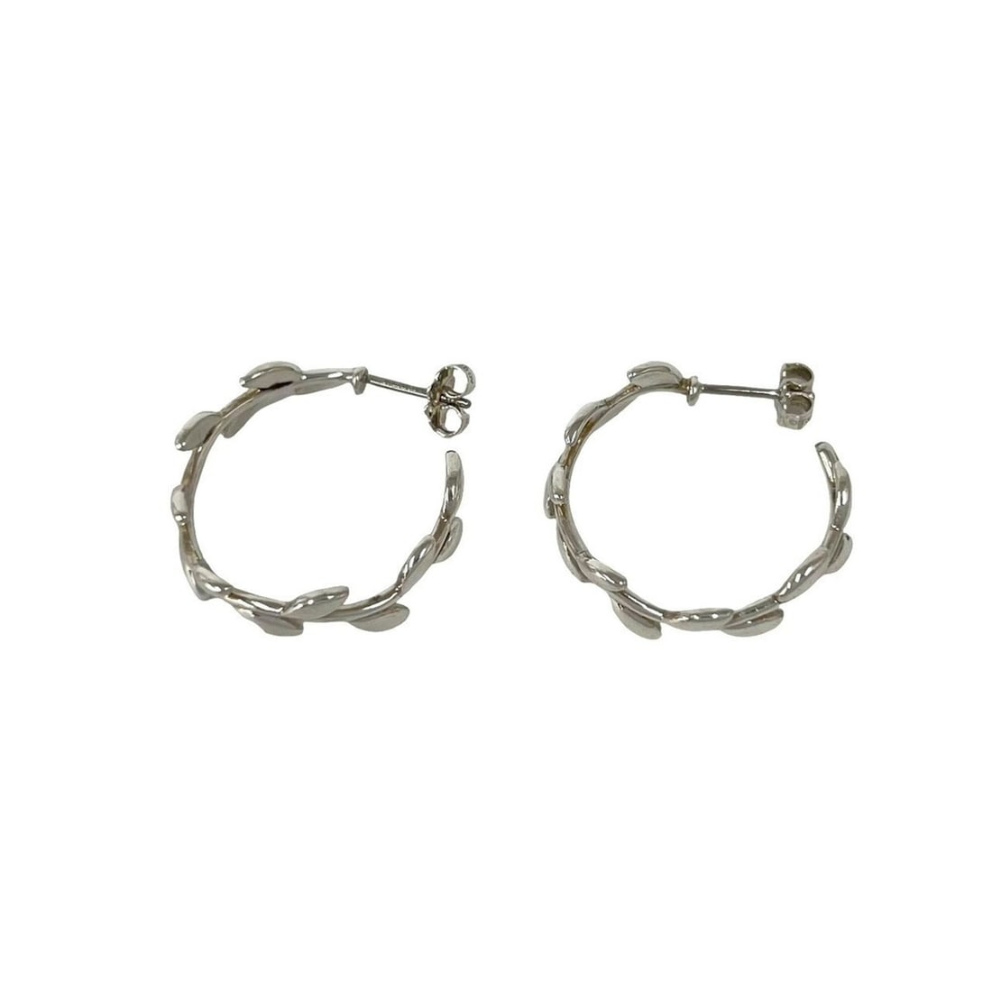 TIFFANY&Co. Tiffany Vintage Leaf Earrings, Sterling Silver 925, Accessory, Item Number 25562 (1 of 10)