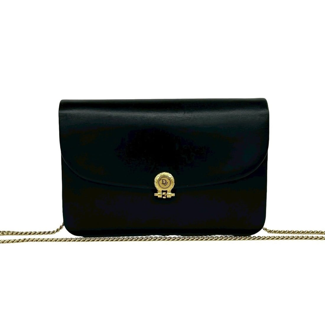 Christian Dior Vintage CD Logo Hardware Leather Mini Shoulder Bag Semi-Shoulder Black 20628: --- Catalog ---Category: SizeSize (HxWxD): 16.5cm x 23cm x 1.5cm / 6.49'' x 9.05'' x 0.59''Category: DesignType: Shoulder bagColor: BlackGender: WomenMaterial: Leather Category: GeneralBrand: Christia