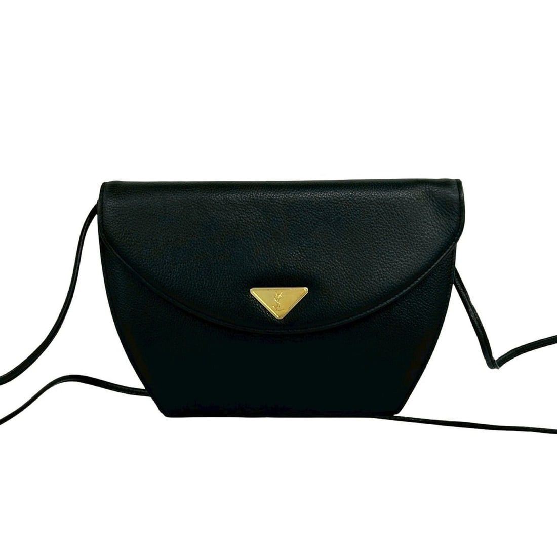YVES SAINT LAURENT Vintage YSL Logo Hardware Genuine Leather Mini Shoulder Bag Black 89628: --- Catalog ---Category: SizeSize (HxWxD): 17.5cm x 17cm x 4cm / 6.88'' x 6.69'' x 1.57''Category: DesignType: Shoulder bagColor: BlackGender: WomenMaterial: Leather Category: GeneralBrand: Yves Saint