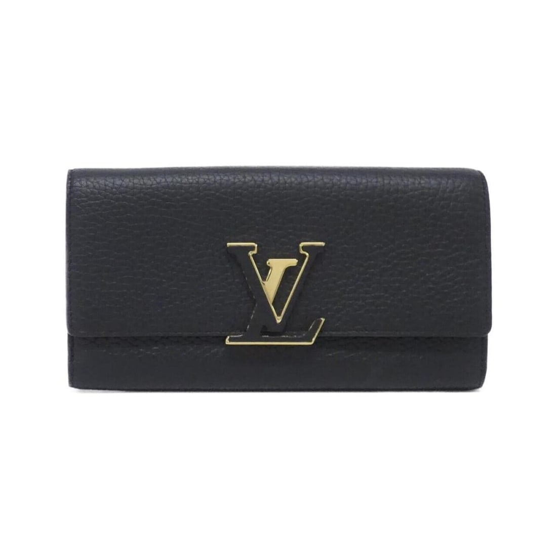 Louis Vuitton Taurillon Portefeuille Capucines M61248 Wallet: --- Catalog ---Category: SizeSize (HxWxD): 11cm x 20cm x 2cm / 4.33'' x 7.87'' x 0.78''Category: DesignType: Long wallet (bi-fold)Color: BlackGender: WomenMaterial: Leather Leather/Fur Type: Calf