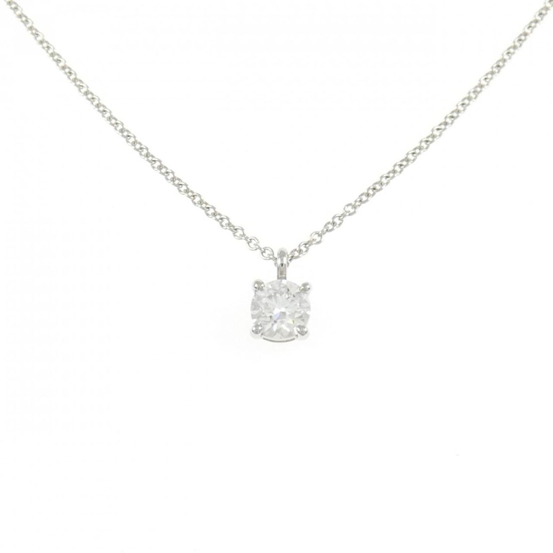 Tiffany & Co. Solitaire Necklace 0.39CT H VVS1 EXT: --- Catalog ---Category: SizePendant Size: 7.3mm x 4.6mm / 0.28'' x 0.18''Neck Circumference: 40 cm / 15.74''Category: DesignStone: DiamondGender: WomenMaterial: Platinum 950Pendant Type: