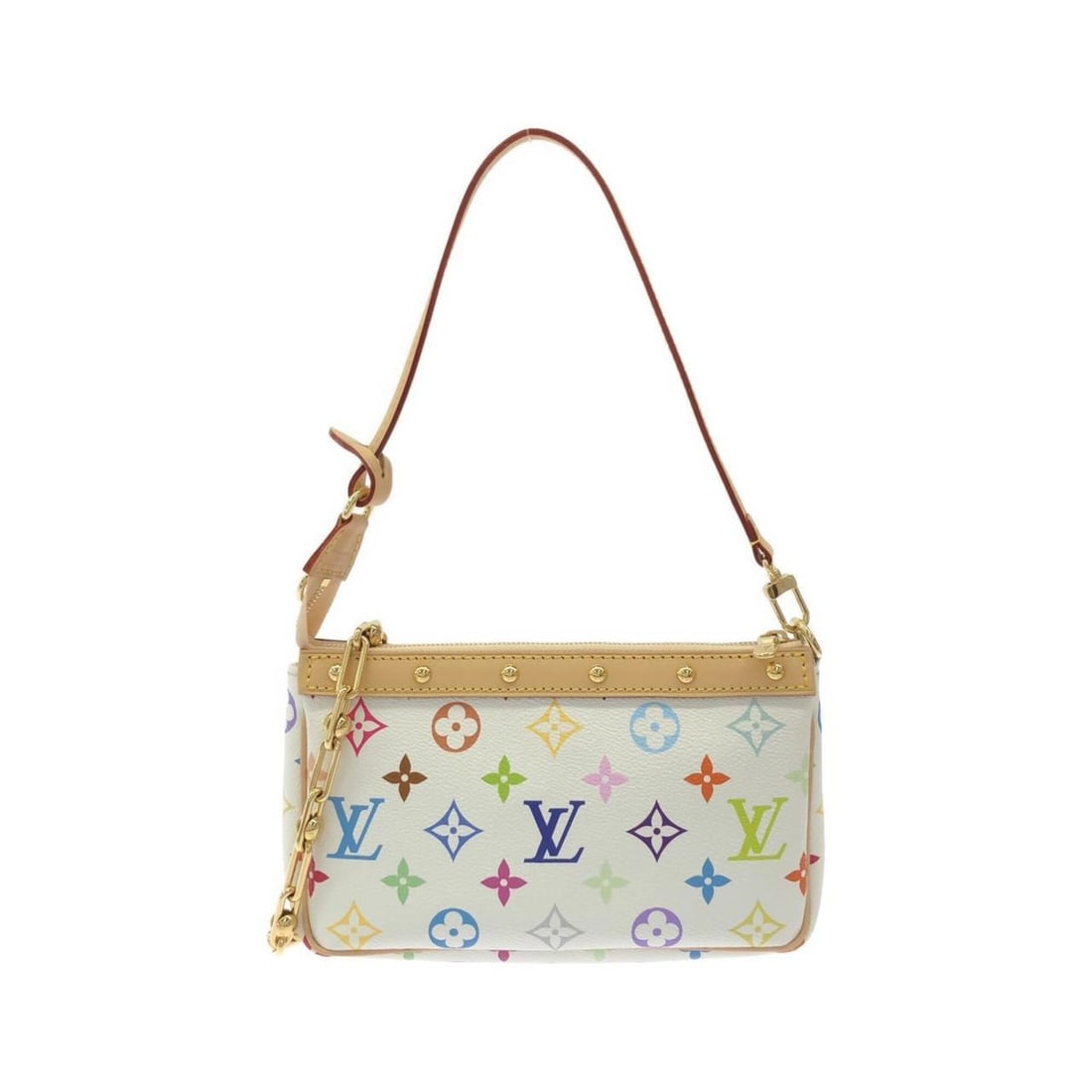 Louis Vuitton Multicolor (LV X™) Pochette Accessoires M13404 Accessory Pouch: --- Catalog ---Category: SizeSize (HxWxD): 13.5cm x 21cm x 4cm / 5.31'' x 8.26'' x 1.57''Category: DesignType: Pochette, PouchColor: WhiteGender: Men,WomenMaterial: Coated canvas Hardware Color: