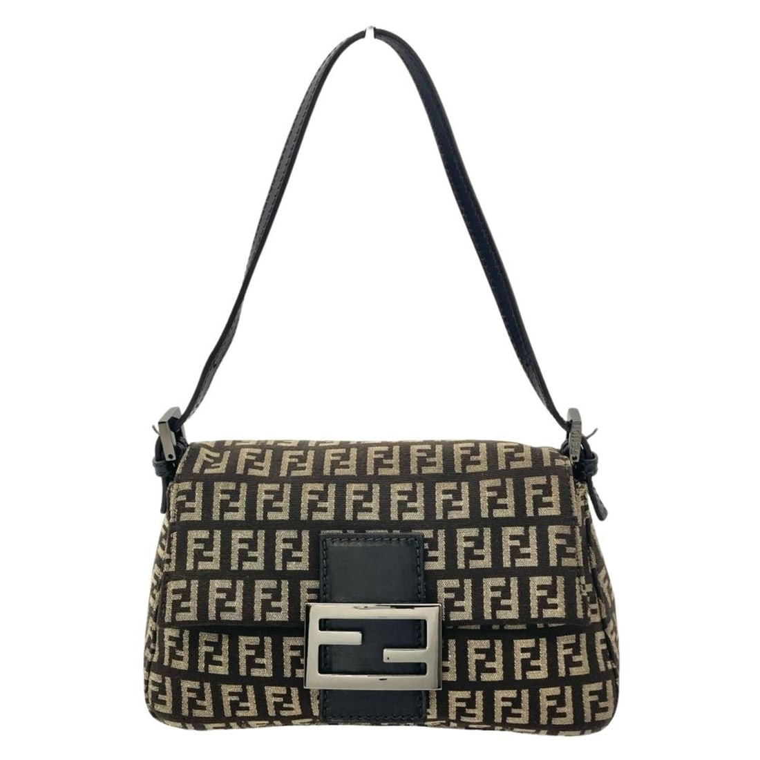 Fendi Zucchino Mini Mamma Bucket Shoulder Bag, Jacquard Leather, 8BR180 Brown, Women's: --- Catalog ---Category: SizeSize (HxWxD): 11.5cm x 21.5cm x 9.5cm / 4.52'' x 8.46'' x 3.74''Category: DesignType: Shoulder bagColor: BrownGender: WomenMaterial: Jacquard , Leather Category: GeneralBr