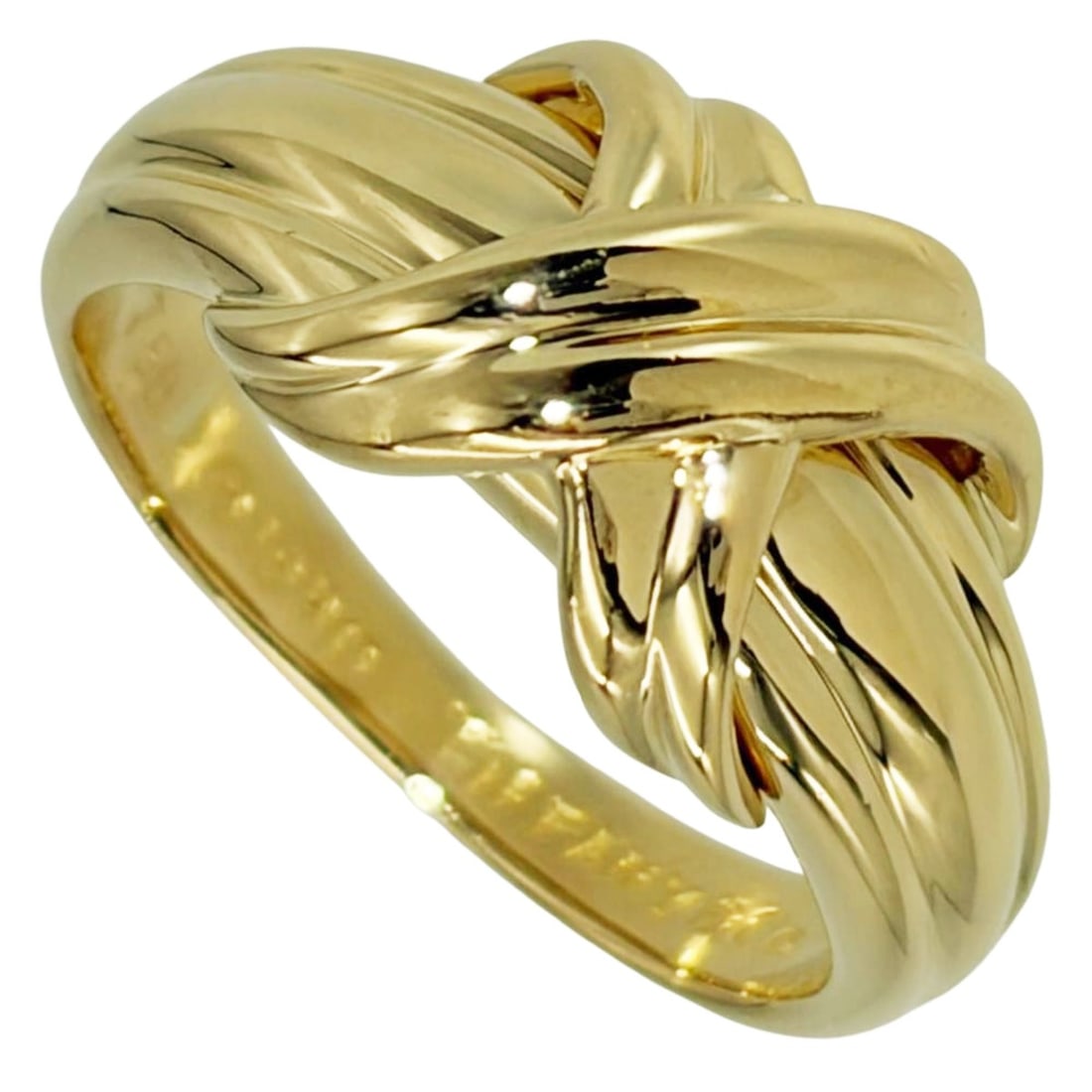 Tiffany & Co. Signature Ring, approximately 18K Yellow Gold (6.1g), for women. (1 of 20)