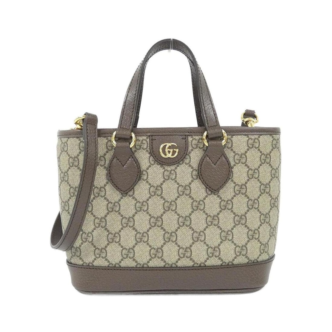 Gucci OPHIDIA 811716 K9GSG Handbag: --- Catalog ---Category: SizeSize (HxWxD): 18cm x 26cm x 10cm / 7.08'' x 10.23'' x 3.93''Category: DesignType: Handbag, PouchColor: Beige, BrownGender: WomenMaterial: GG Supreme , Leather Hardware