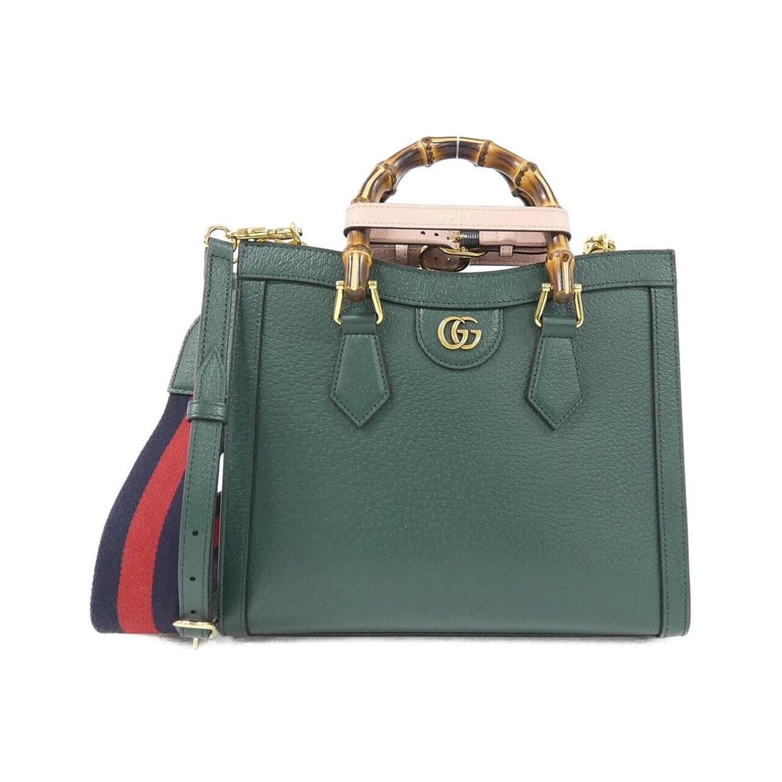 Gucci DIANA 702721 U3ZDT Handbag: --- Catalog ---Category: SizeSize (HxWxD): 24cm x 27cm x 11cm / 9.44'' x 10.62'' x 4.33''Category: DesignType: HandbagColor: GreenGender: Men,WomenMaterial: Leather Hardware Color: GoldCategory: