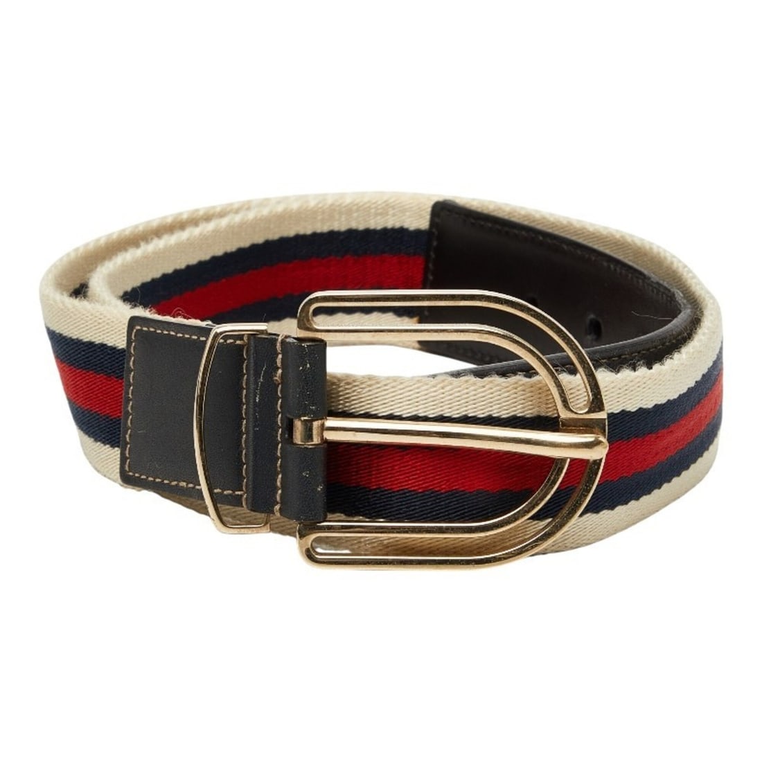 Gucci Sherry Line Belt, Size 85/34, 156934, Multicolor Canvas Leather, Men's, GUCCI: --- Catalog ---Category: SizeLength: 98cm / 38.58''Category: DesignType: Standard beltColor: Multi-colorGender: MenMaterial (Strap): Canvas , Leather Category: GeneralMPN: 156934Brand: Gucci--- Item
