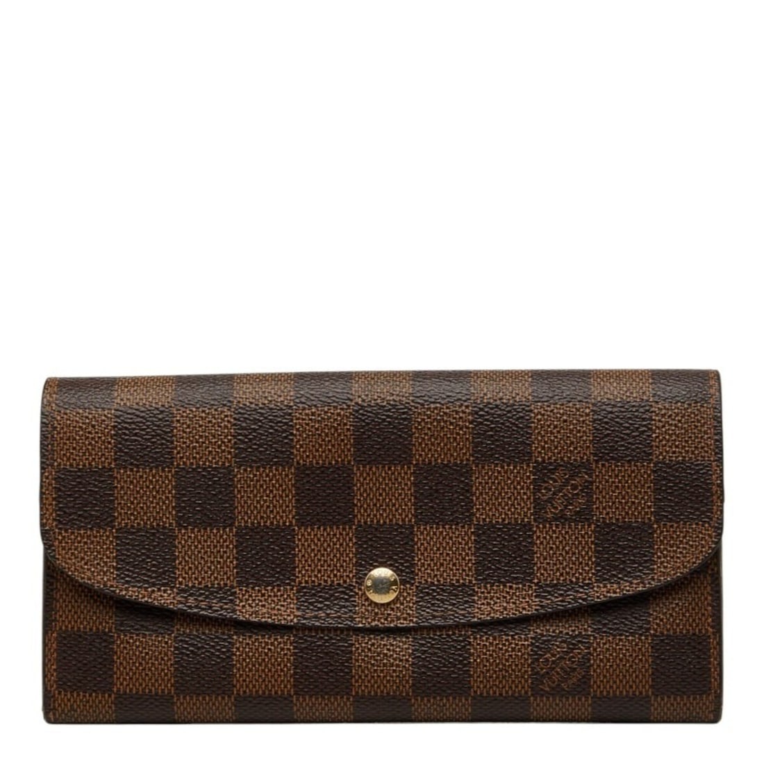 Louis Vuitton Damier Portefeuille Emilie Long Wallet N63019 Brown Women's LOUIS VUITTON: --- Catalog ---Category: SizeSize (HxWxD): 10cm x 18.5cm x 2.5cm / 3.93'' x 7.28'' x 0.98''Category: DesignType: Coin purse/coin caseColor: Brown, Damier CanvasGender: WomenMaterial: PVC Category: