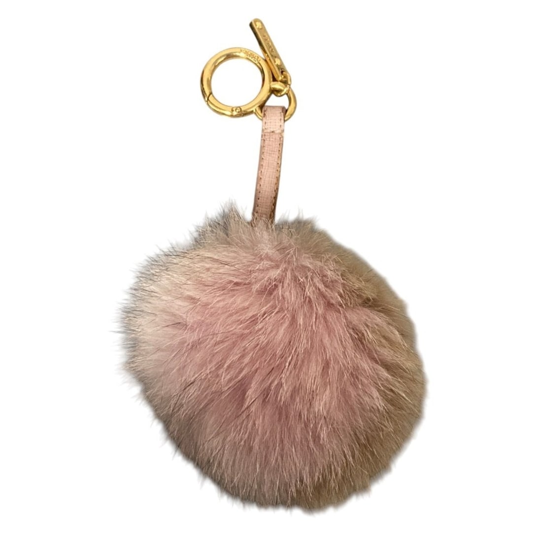 FENDI Fur Pom Charm, Pink Beige, Women's (1 of 20)