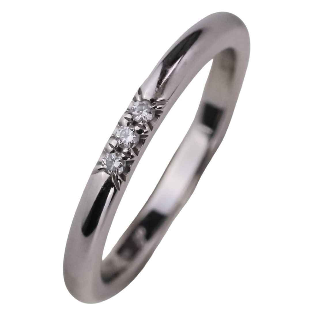 Finished Tiffany & Co. Forever Diamond Wedding Band Ring, Platinum (PT950), Women's Ring.: --- Catalog ---Category: SizeJP Size: 6US Size: 3.5Category: DesignType: Band ringColor: SilverGender: WomenMaterial: Platinum 950Category: GeneralBrand: Tiffany--- Item List ---Section: ConditionRank