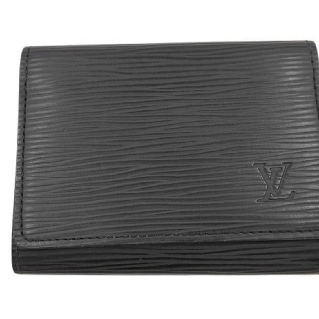 LOUIS VUITTON Louis Vuitton Business Card Holder/Card Case Enveloppe Carte de Visite M56582 Black (1 of 12)