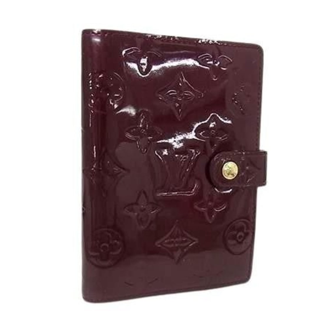 LOUIS VUITTON Louis Vuitton Monogram Vernis Agenda PM R21050 Violet Patent Leather Notebook Cover: --- Catalog ---Category: DesignSize: Pocket sizeColor: VioletGender: MenMaterial: Patent leather Category: GeneralBrand: Louis VuittonCountry of Origin: SpainCategory: Physical PropertiesSize (HxWxD):