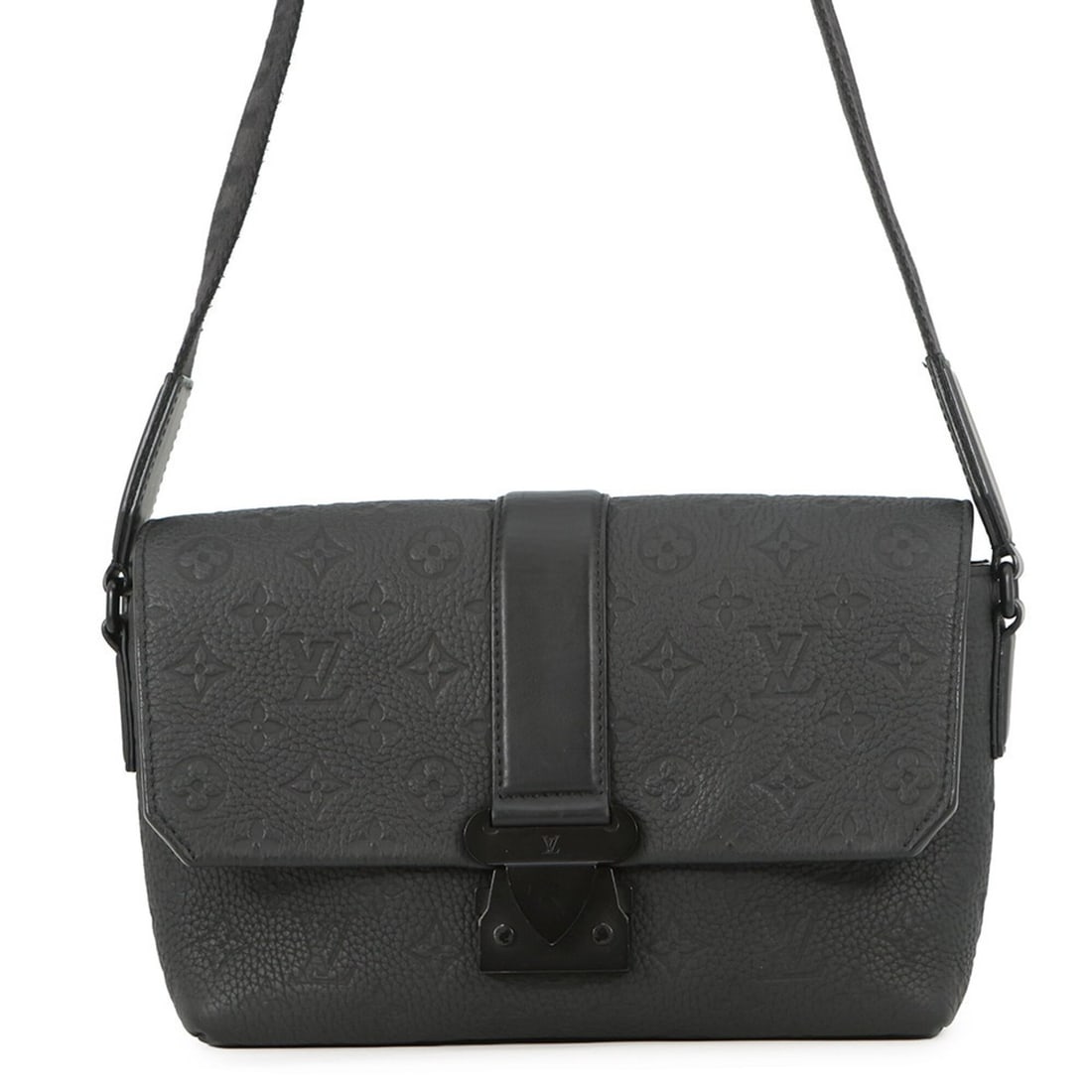 Louis Vuitton Shoulder Bag Monogram Taurillon S Cape M23741 Handbag Men's Black LOUIS VUITTON (1 of 16)