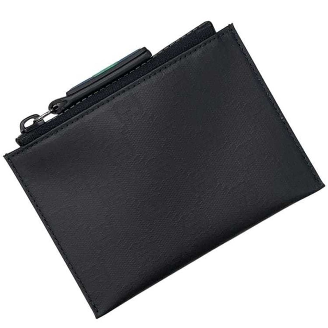 Gucci Coin Case Fragment Black Interlocking 780177 Unused Pouch Purse PVC Leather 1147 GUCCI: --- Catalog ---Category: SizeSize (HxWxD): 9.5cm x 13.5cm x 2cm / 3.74'' x 5.31'' x 0.78''Category: DesignType: Coin purse/coin caseColor: BlackGender: MenMaterial: PVC , Leather Category: GeneralMPN: