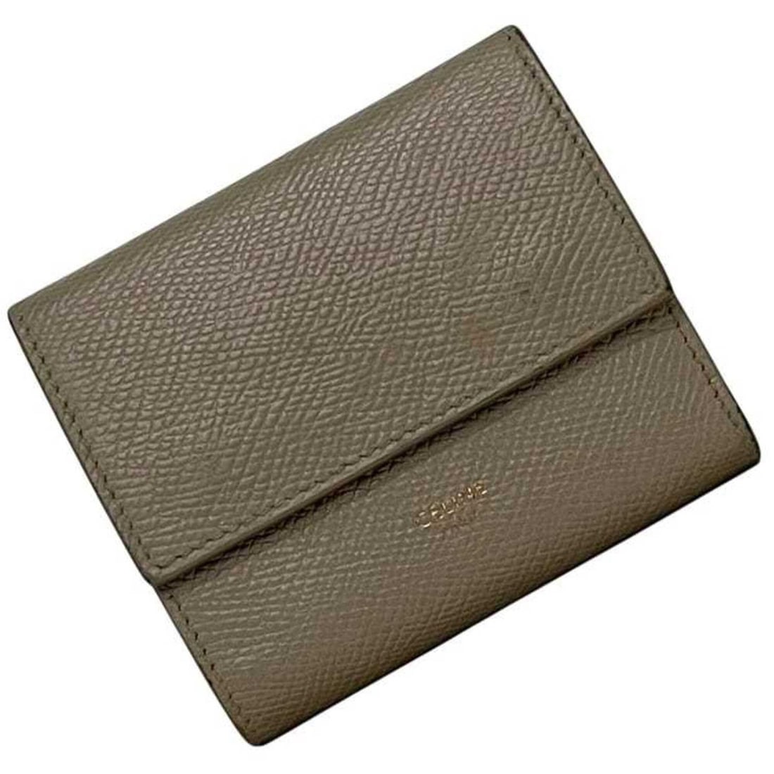 Celine Trifold Wallet, Beige, 10B573BEL.31AN, Compact Leather, F-AT-2139/F-TN-2159 CELINE (1 of 11)