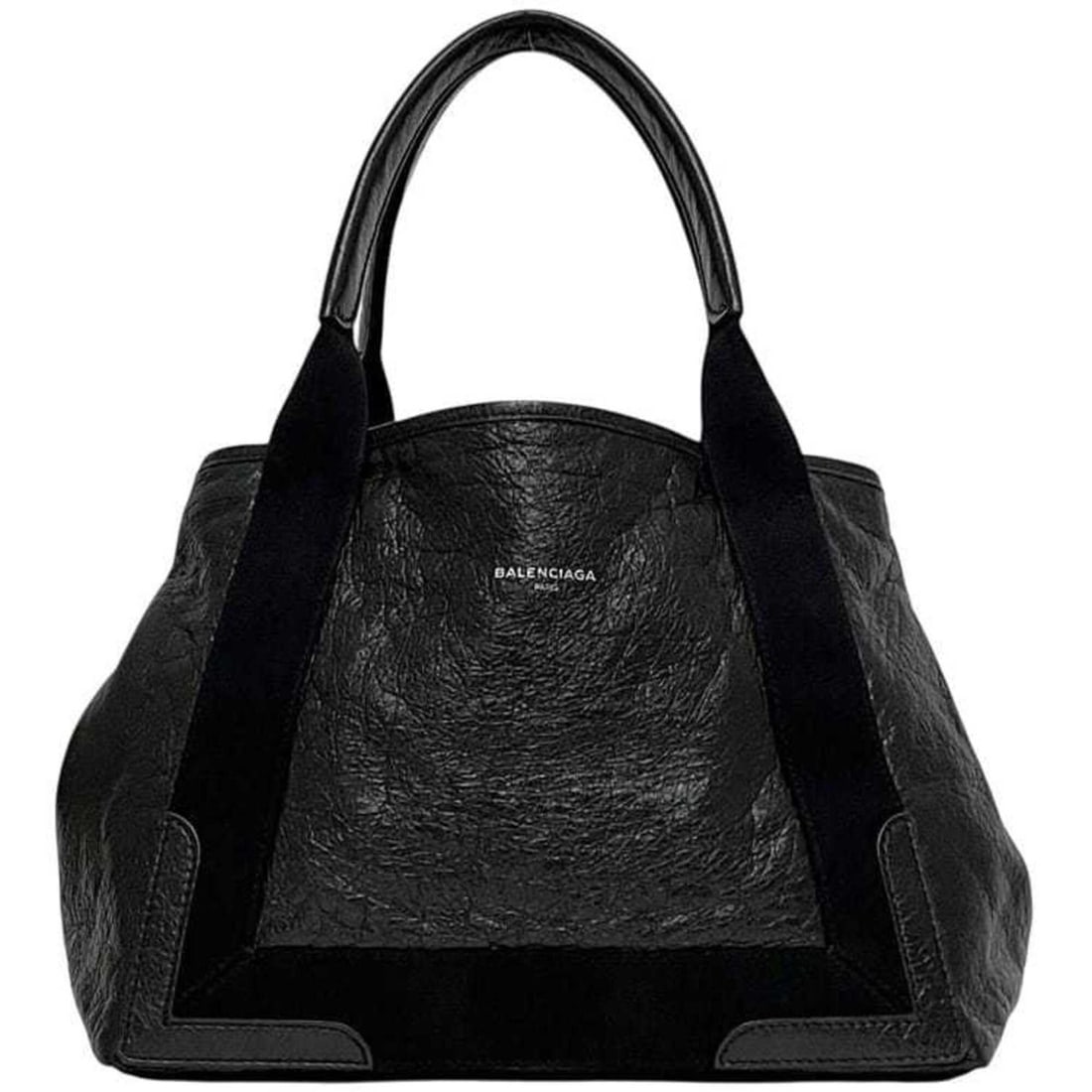 Balenciaga Tote Bag, Navy Cabas Black, Exclusive Line, 542017 1000 V 002123, Leather, BALENCIAGA (1 of 11)