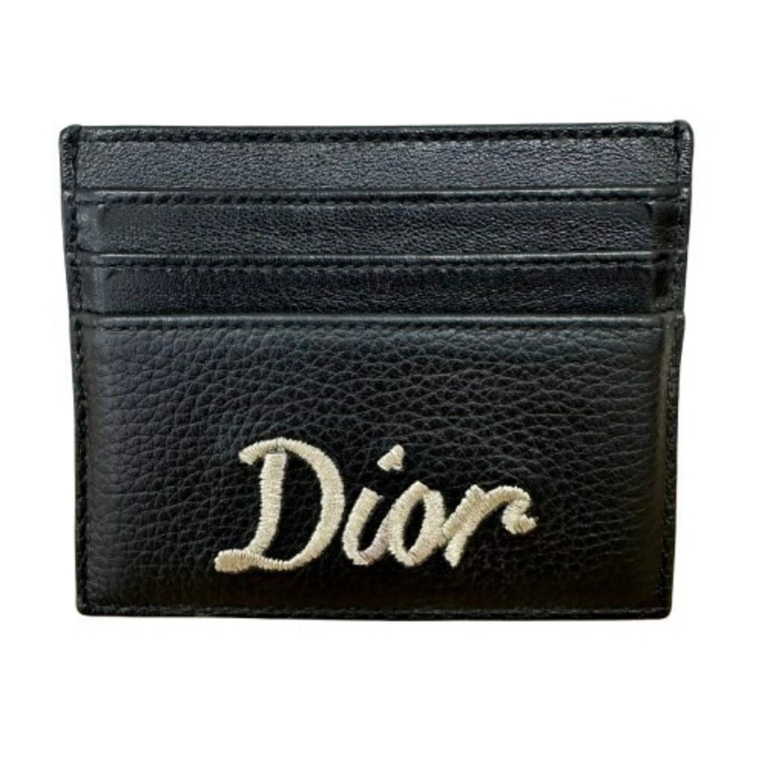 Christian Dior DIOR Dior Card Case Leather Black Business Holder for Men: --- Catalog ---Category: DesignType: Card caseColor: BlackGender: MenMaterial: Leather Category: GeneralBrand: Christian DiorCategory: Physical PropertiesSize (HxWxD): 8cm x 10cm x 1cm / 3.14'' x 3.93