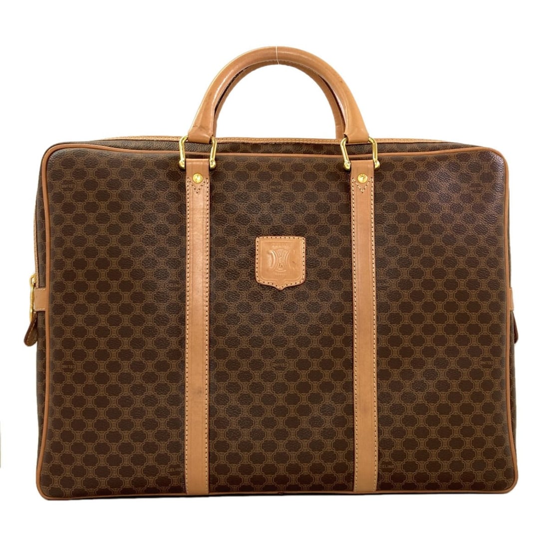 Celine Macadam Pattern Business Bag, Leather, Men's CELINE: --- Catalog ---Category: SizeSize (HxWxD): 30cm x 41cm x 7.5cm / 11.81'' x 16.14'' x 2.95''Category: DesignType: BriefcaseColor: BrownGender: MenMaterial: Leather Category: GeneralBrand: Celine--- Ite