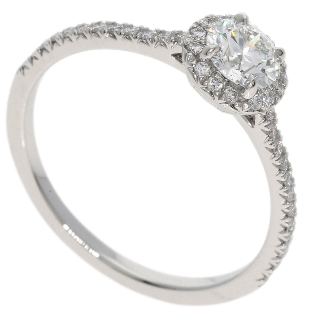 Tiffany & Co. Soleste Diamond Ring, Platinum PT950, Women's Ring.: --- Catalog ---Category: SizeJP Size: 14US Size: 7Category: DesignType: Band ringStone: DiamondGender: WomenMaterial: Platinum 950Category: GeneralBrand: Tiffany--- Item List ---Section: ConditionRank